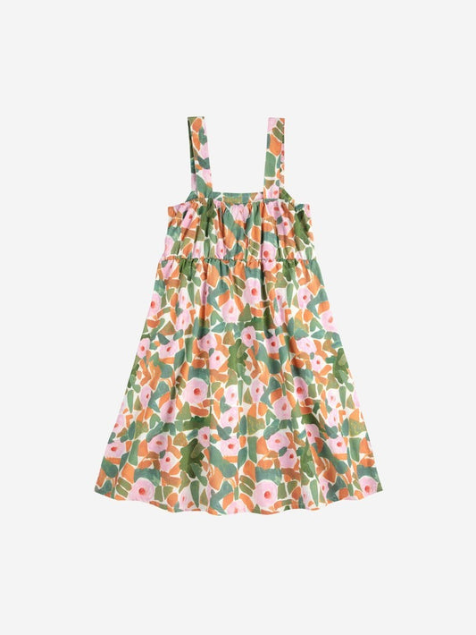 Floral strap dress