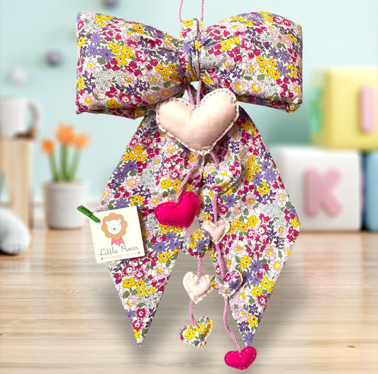 Fiocco Nascita Liberty Lilla
