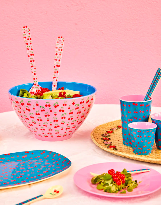 Insalatiera - Rosa - Cherry Love Print