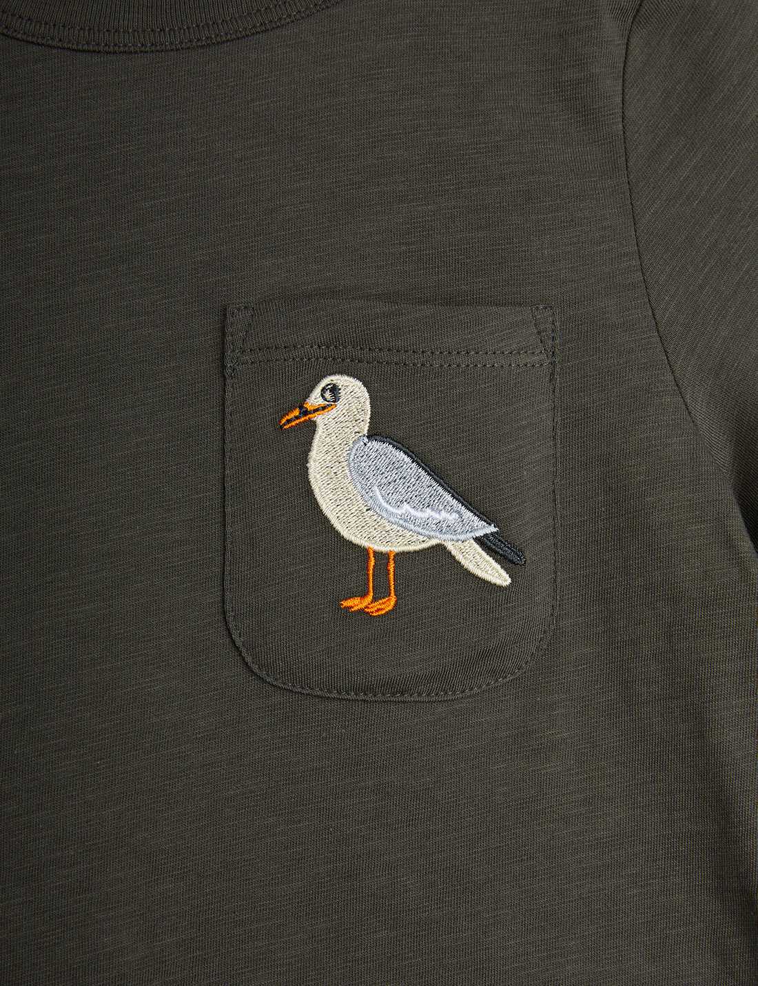 Seagull emb ss tee