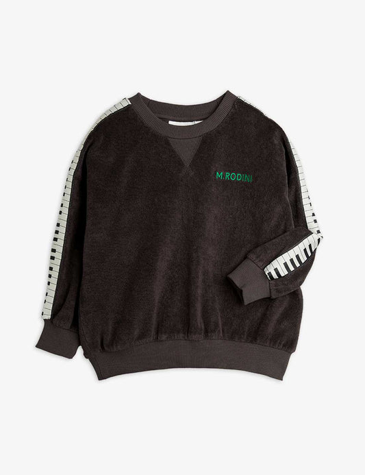Piano terry sweatshirt