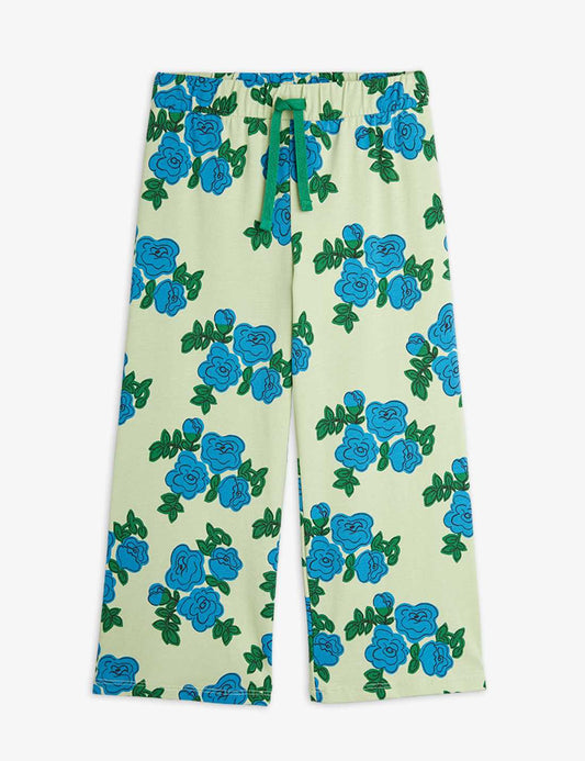 Blue roses aop trousers