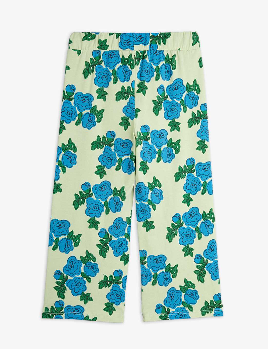 Blue roses aop trousers