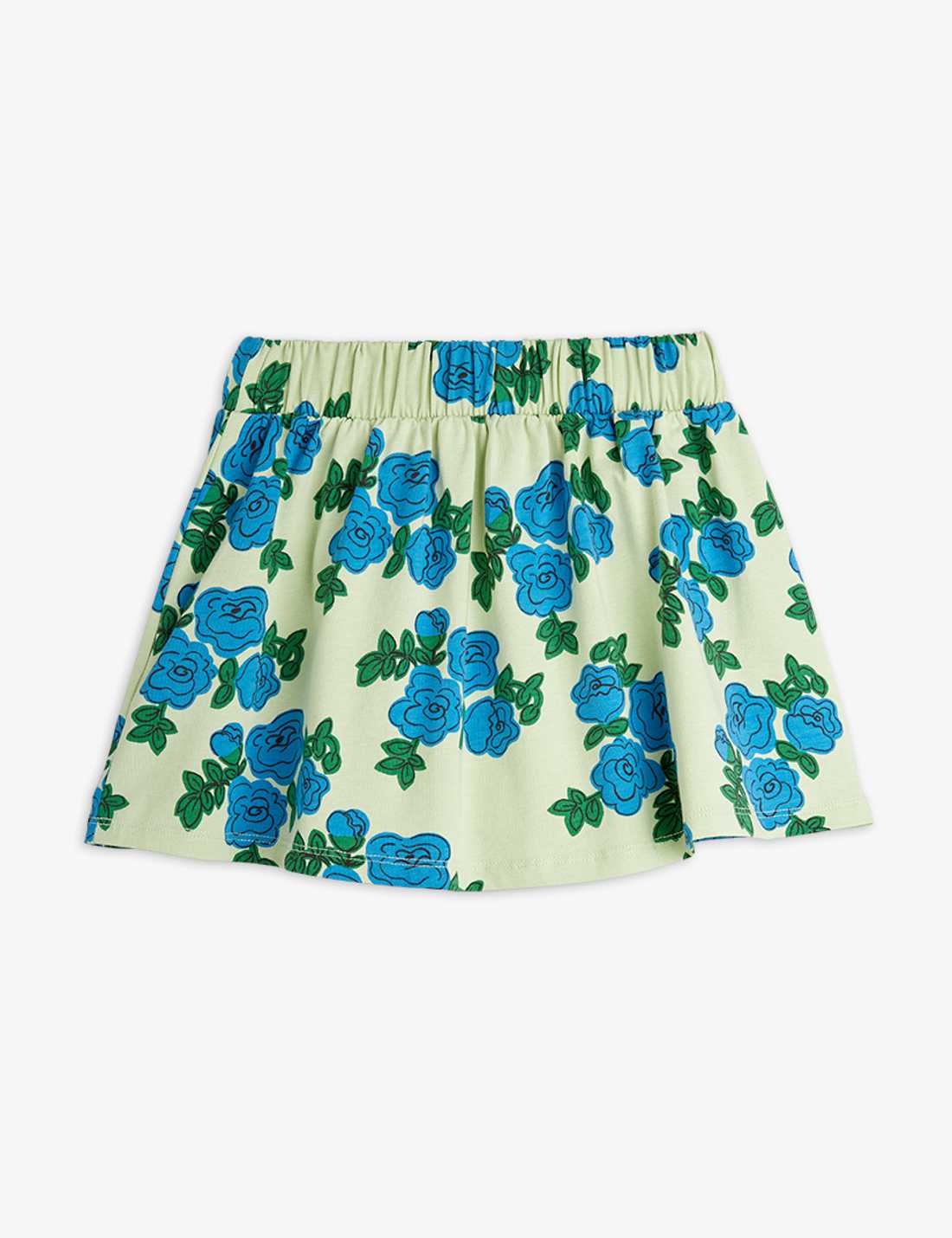 Blue roses aop skirt