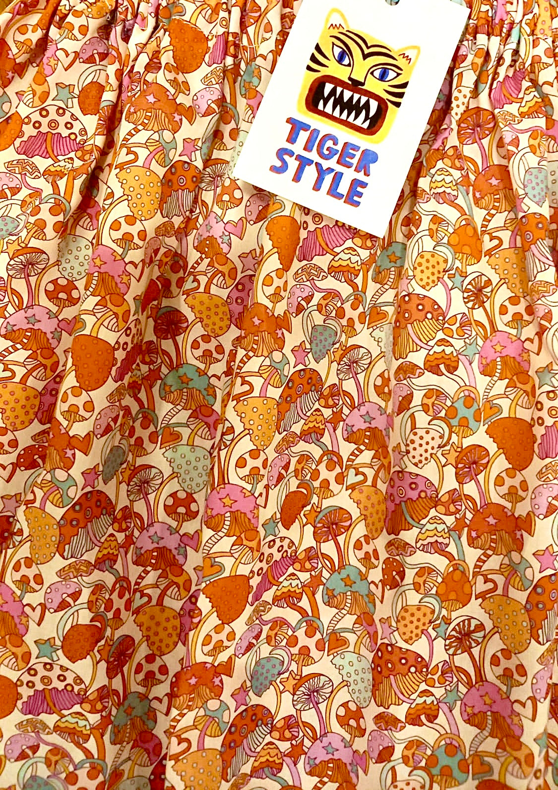 Gonna midi Liberty London funghi