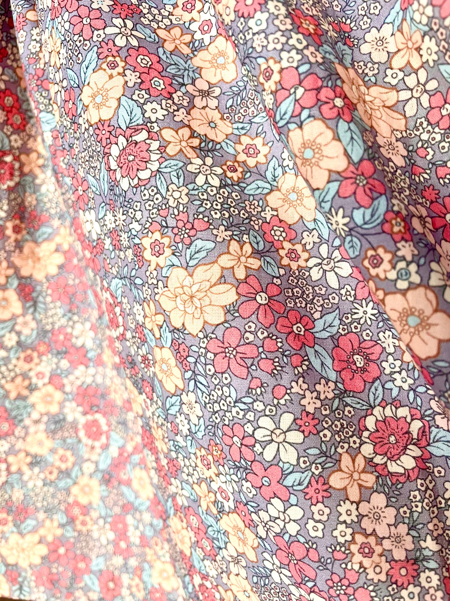 Gonna midi fiori lavanda Liberty London