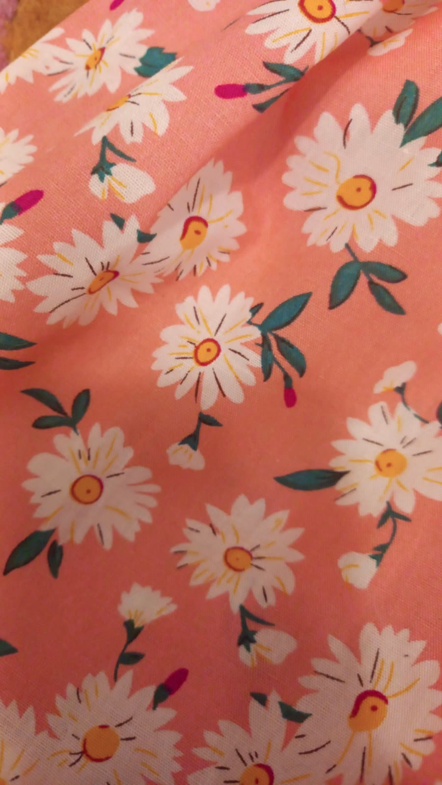Gonna fiori rosa corta