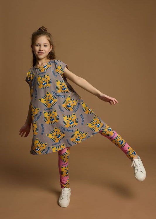 CASUAL DRESS BROWN TIGERS