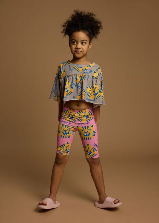 SHORT LEGGINGS  PINK TIGERS